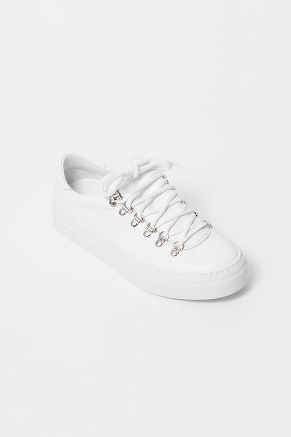 Diemme Marostica Low White Nappa Platform